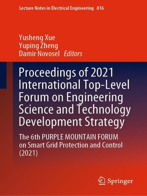 cover image of Proceedings of 2021 International Top-Level Forum on Engineering Science and Technology Development Strategy